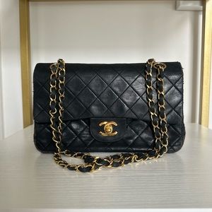Black Chanel bag, some wear and tear as pictured. Purchased from the real real.
